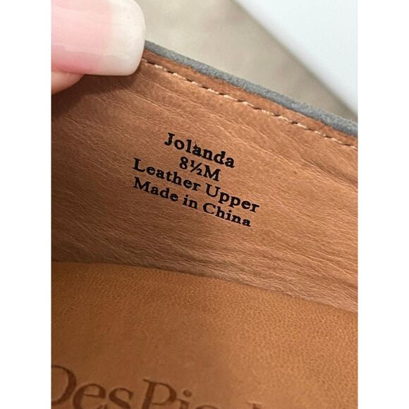 L'Amour Des Pieds Jolanda Charcoal Suede Woman's Pump, Size 8.5 - Picture 10 of 11